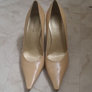 Women's Cream Pointed Toe Heels